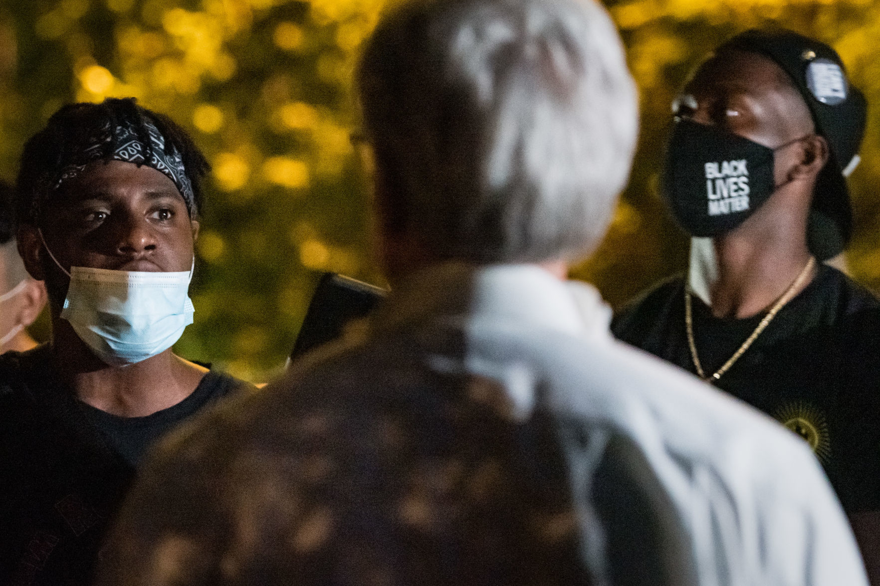 Protest at Mayor Allen Joinesā House